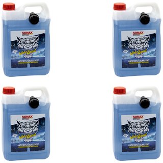 Anti Freeze and Clear WinterBeast ready to use -20C 01355000 SONAX 4 X 5 liters