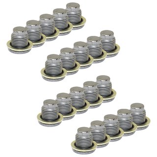Oil drain plug FEBI 101250 M16 x 1,5 mm with sealing ring set 20 pieces