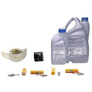 Maintenance package oil 5L + air filter + oil filter + spark plugs