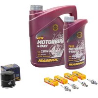 Maintenance Set oil 5L + oil filter + spark plugs
