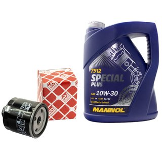 Engineoil set Special Plus 10W30 API SN 5 liters + Oilfilter Febi 22532