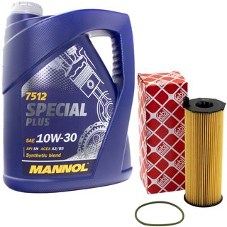 Motorl Set Special Plus 10W-30 API SN 5 Liter + lfilter Febi 109709
