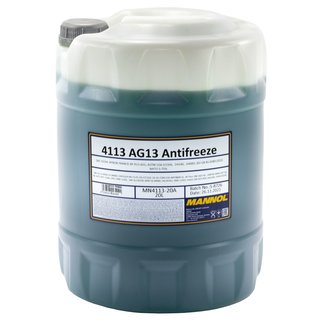 Radiator Antifreeze Concentrate MANNOL AG13 -40C 20 liters green