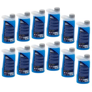 Khlerfrostschutz MANNOL Frostschutz Antifreeze 12 X 1 Liter Fertiggemisch -40C blau AG11 G11