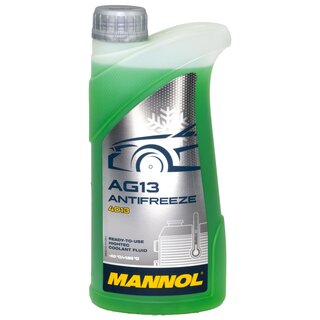 Radiatorantifreeze MANNOL Hightec Antifreeze 3 X 1 liters premix -40 C green