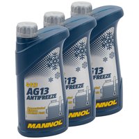Kühlerfrostschutz Konzentrat MANNOL AG13 -40°C 3 X 1...