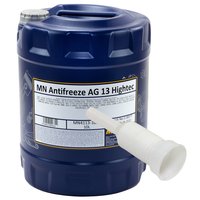 Kühlerfrostschutz Konzentrat MANNOL AG13 -40°C 10 Liter...