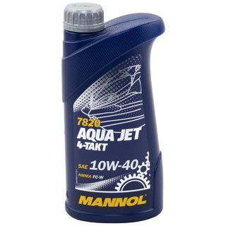 Motorl Motor l 4-Takt Aqua Jet 10W40 MANNOL API SL 1 Liter