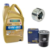Engineoil set VMO SAE 5W-40 5 liters + Oil Filter SM104 +...