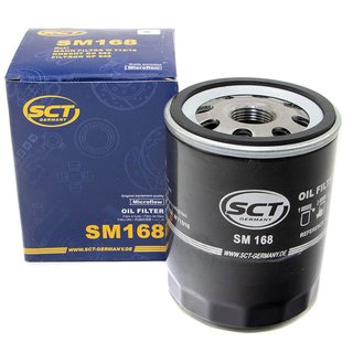 Motorl Set VMO SAE 5W-40 5 Liter + lfilter SM168 + lablassschraube 38179