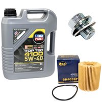 Engineoil set Top Tec 4100 5W-40 5 liters + Oil Filter...