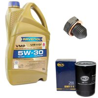 Engineoil set VMP SAE 5W-30 5 liters + Oil Filter SM111 +...
