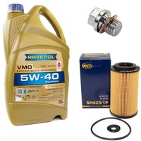 Engineoil set VMO SAE 5W-40 5 liters + Oil Filter...