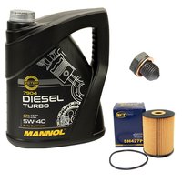 Motorl Set 5W40 Diesel Turbo 5 Liter + lfilter SH427P +...