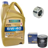 Engineoil set VMO SAE 5W-40 5 liters + Oil Filter SM110 +...