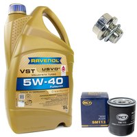 Motorl Set VollSynth Turbo VST SAE 5W-40 5 Liter +...