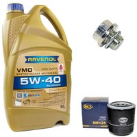Motorl Set VMO SAE 5W-40 5 Liter + lfilter SM125 +...
