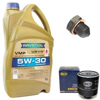 Engineoil set VMP SAE 5W-30 5 liters + Oil Filter SM836 +...