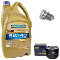 Engineoil set VMO SAE 5W-40 5 liters + Oil Filter SM5084...