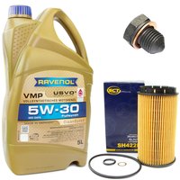 Motorl Set VMP SAE 5W-30 5 Liter + lfilter SH422P +...