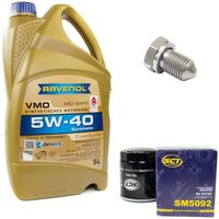 Engineoil set VMO SAE 5W-40 5 liters + Oil Filter SM5092...