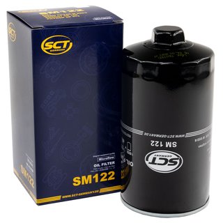 Engine Oil Set 10W-40 5 liters + oil filter SCT SM122 + Oildrainplug 03272
