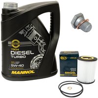 Motorl Set 5W40 Diesel Turbo 5 Liter + lfilter SH426L +...