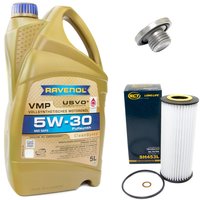 Engineoil set VMP SAE 5W-30 5 liters + Oil Filter SH453L...