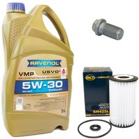 Engineoil set VMP SAE 5W-30 5 liters + Oil Filter SH425L...