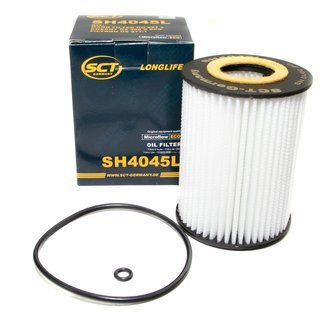 Engine Oil Set 10W-40 5 liters + oil filter SCT SH4045L + Oildrainplug 08277