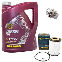 Engine Oil Set 5W-30 5 liters + oil filter SCT SH4045L +...