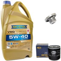 Engineoil set VMO SAE 5W-40 5 liters + Oil Filter SM105 +...