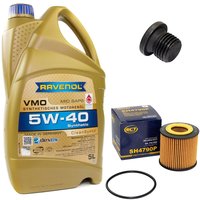 Motorl Set VMO SAE 5W-40 5 Liter + lfilter SH4790P +...