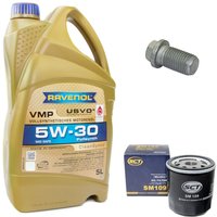 Engineoil set VMP SAE 5W-30 5 liters + Oil Filter SM109 +...