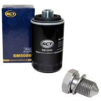 Oil filter engine Oilfilter SCT SM 5086 + Oildrainplug 48871