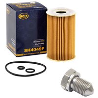 Oil filter engine Oilfilter SCT SH4049P + Oildrainplug 15374