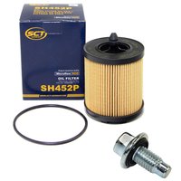Oil filter engine Oilfilter SCT SH452P + Oildrainplug 48881