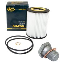 Oil filter engine Oilfilter SCT SH426L + Oildrainplug 100551