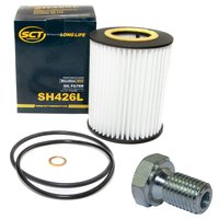 Oil filter engine Oilfilter SCT SH426L + Oildrainplug 48893