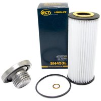 Oil filter engine Oilfilter SCT SH453L + Oildrainplug 04572