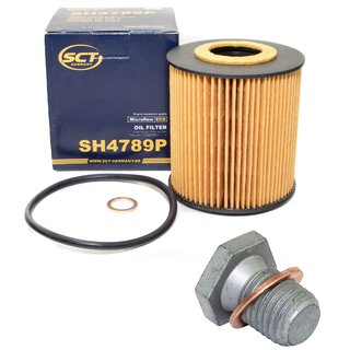 lfilter Motor l Filter SCT SH4789P + lablassschraube 100551