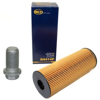 Oil filter engine Oilfilter SCT SH414P + Oildrainplug 08277