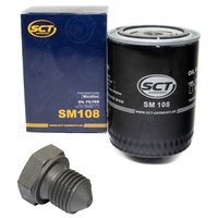 Oil filter engine Oilfilter SCT SM108 + Oildrainplug 03272