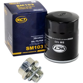 lfilter Motor l Filter SCT SM103 + lablassschraube 30269