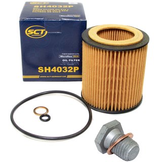 Oil filter engine Oilfilter SCT SH4032P + Oildrainplug 100551