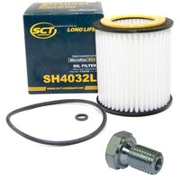 Oil filter engine Oilfilter SCT SH4032L + Oildrainplug 48893