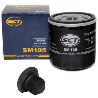 lfilter Motor l Filter SCT SM105 + lablassschraube 48877