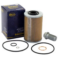 Oil filter engine Oilfilter SCT SH404 + Oildrainplug 08277