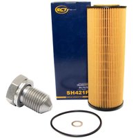 Oil filter engine Oilfilter SCT SH421P + Oildrainplug 15374