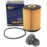 Oil filter engine Oilfilter SCT SH427P + Oildrainplug 03272